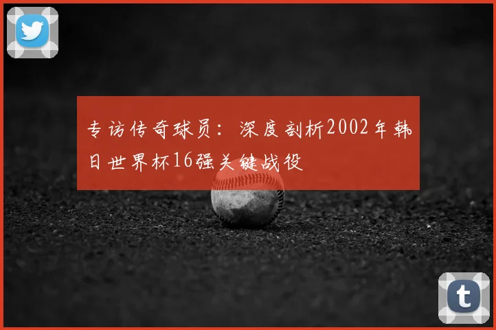专访传奇球员:深度剖析2002年韩日世界杯16强关键战役