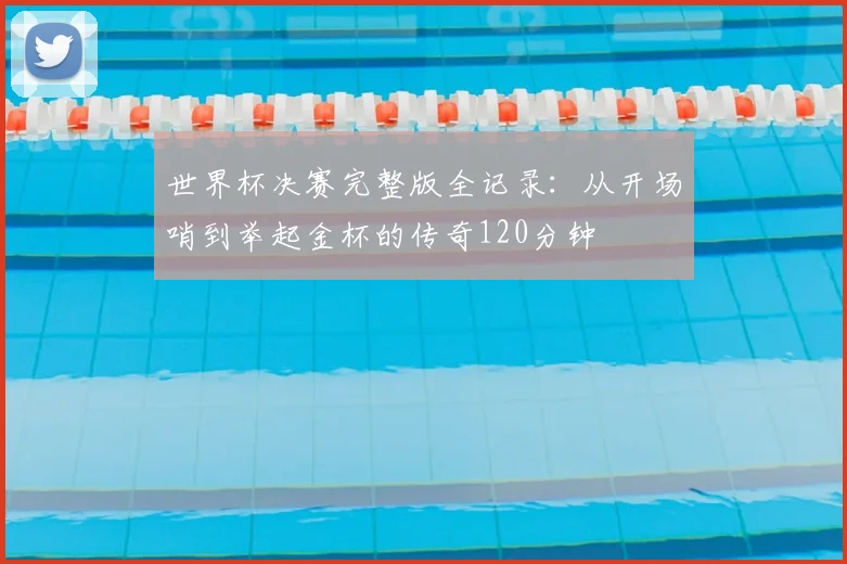 世界杯决赛完整版全记录：从开场哨到举起金杯的传奇120分钟